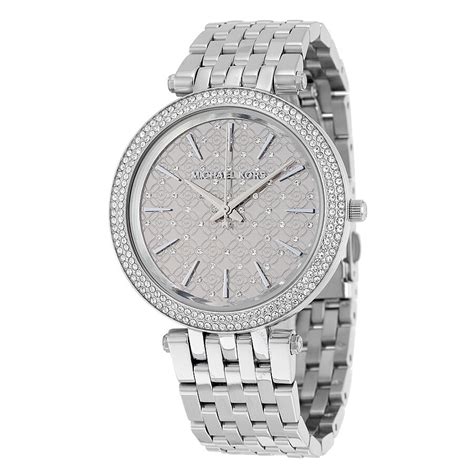 silver michael kors watch womens|Michael Kors access watch silver.